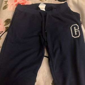 Navy blue champion sweatpants